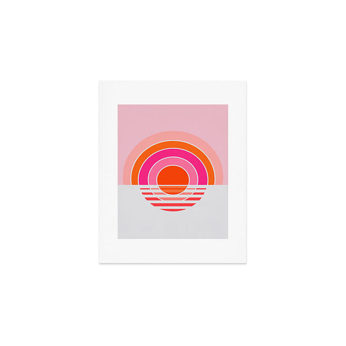Rainbow sunset Art Print Gallery Image 1
