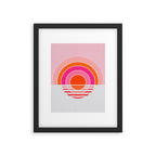 Rainbow sunset Framed Art Print Gallery Image 5