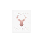 Reindeer - rose gold Art Print Gallery Image 1