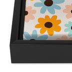 Retro Bloom 2 Framed Canvas Print Gallery Image 3