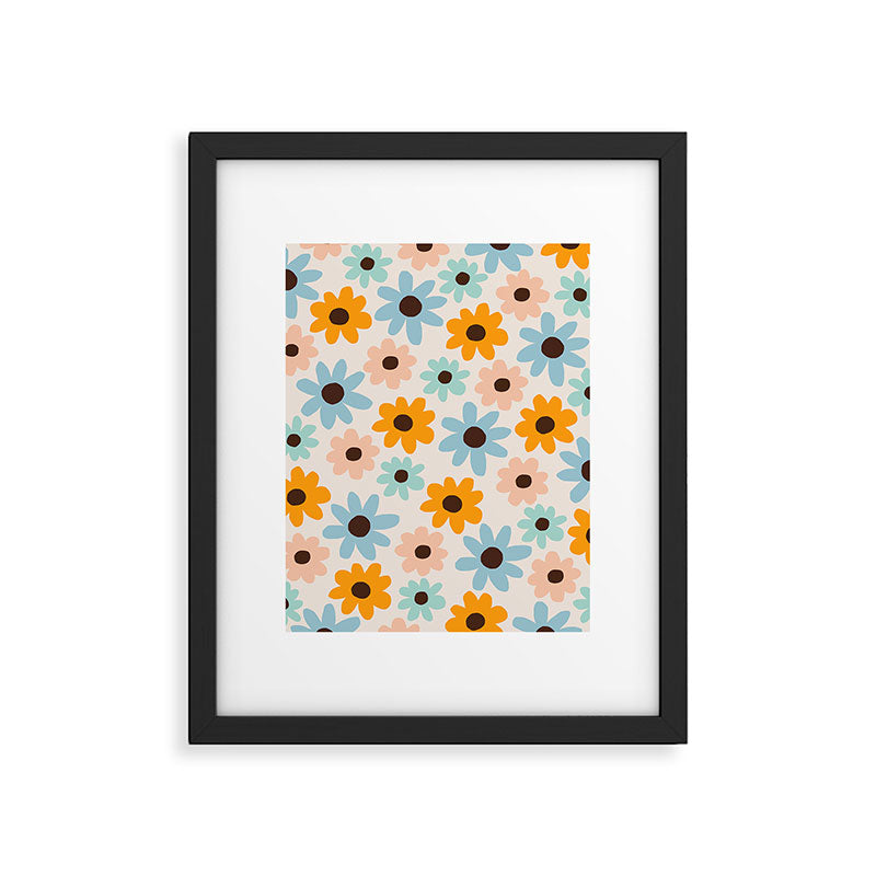 Retro Bloom 2 Framed Art Print Gallery Image 5
