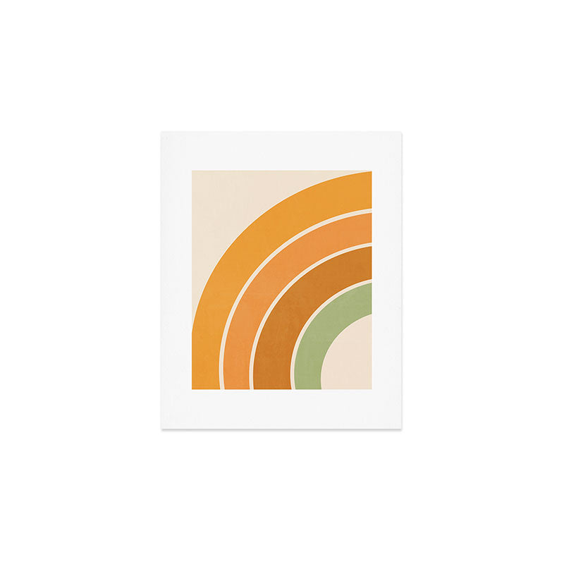 Retro curve Art Print Gallery Image 1