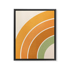 Retro curve Framed Canvas Print Gallery Image 6