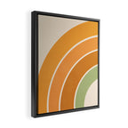 Retro curve Framed Canvas Print Gallery Image 2