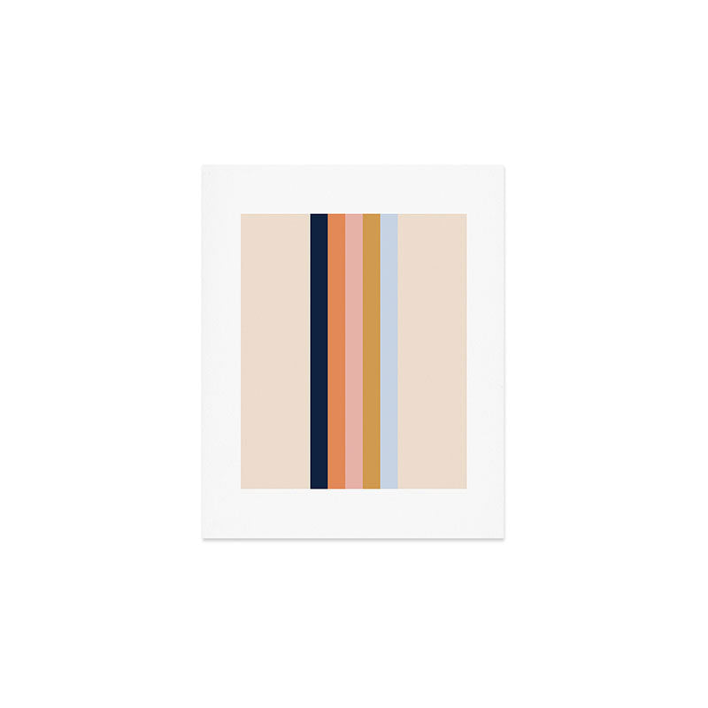 Retro stripes #2 Art Print Gallery Image 1