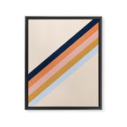 Retro stripes Framed Canvas Print Gallery Image 8
