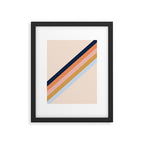 Retro stripes Framed Art Print Gallery Image 6