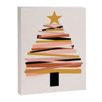 Ribbon Christmas Tree - neutrals Canvas Print Gallery Image 6
