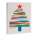 Ribbon Christmas Tree - primary Canvas Print Gallery Image 6