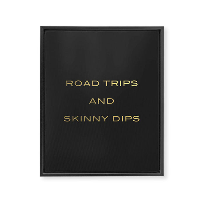 Road trips Framed Canvas Print Gallery Image 1
