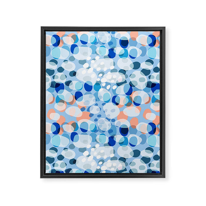 Rock Pool reflection Framed Canvas Print Gallery Image 1