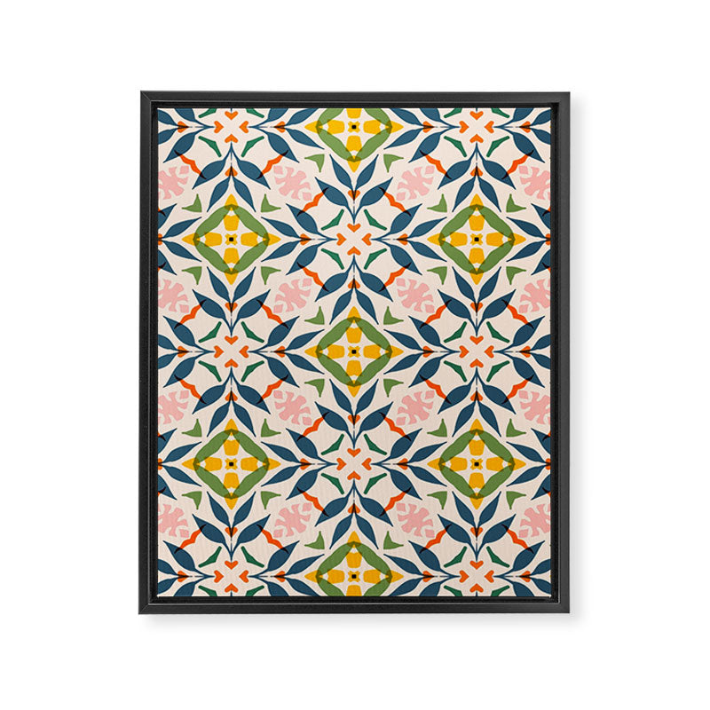 Scandi garden Framed Canvas Print Gallery Image 8