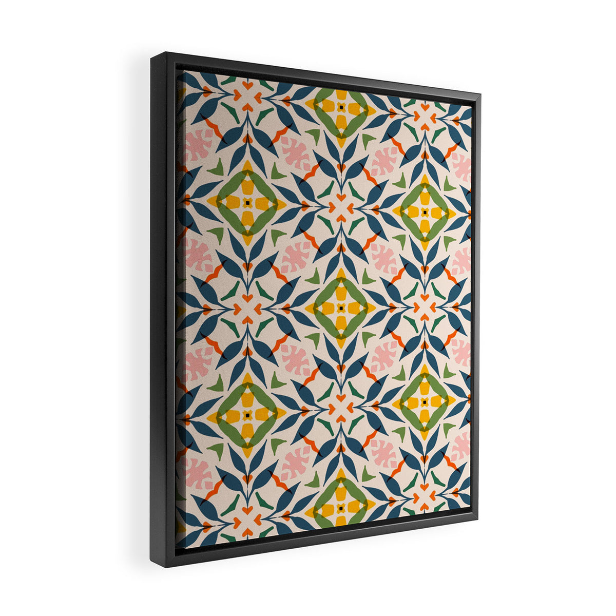 Scandi garden Framed Canvas Print Gallery Image 2