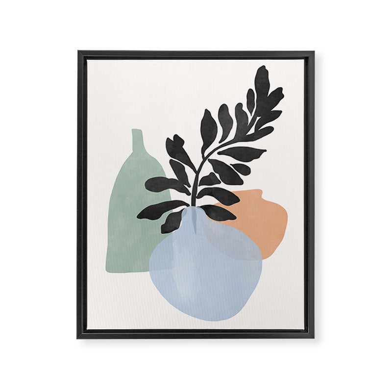 Sea glass vases Framed Canvas Print Gallery Image 6