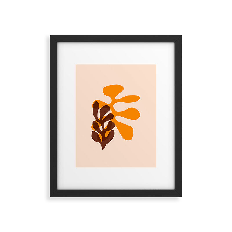 Sea tangle - retro Framed Art Print Gallery Image 5
