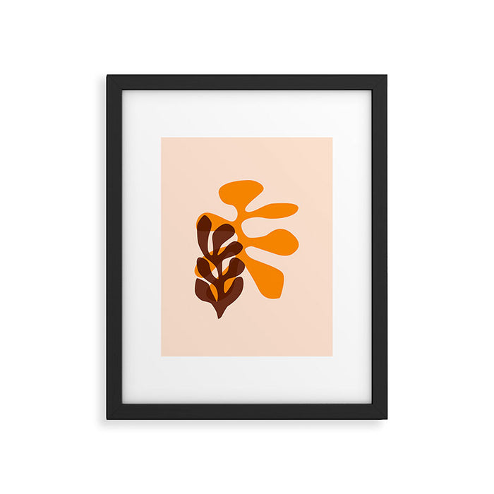 Sea tangle - retro Framed Art Print Gallery Image 1