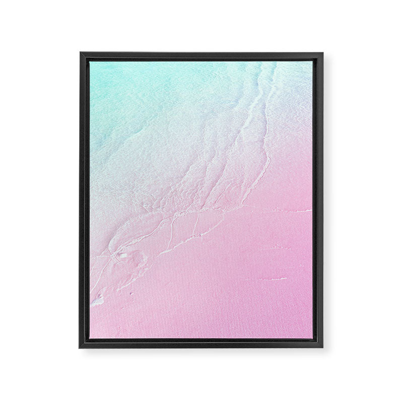 Seashore  - violet mist Framed Canvas Print Gallery Image 8