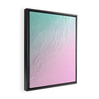 Seashore  - violet mist Framed Canvas Print Gallery Image 2
