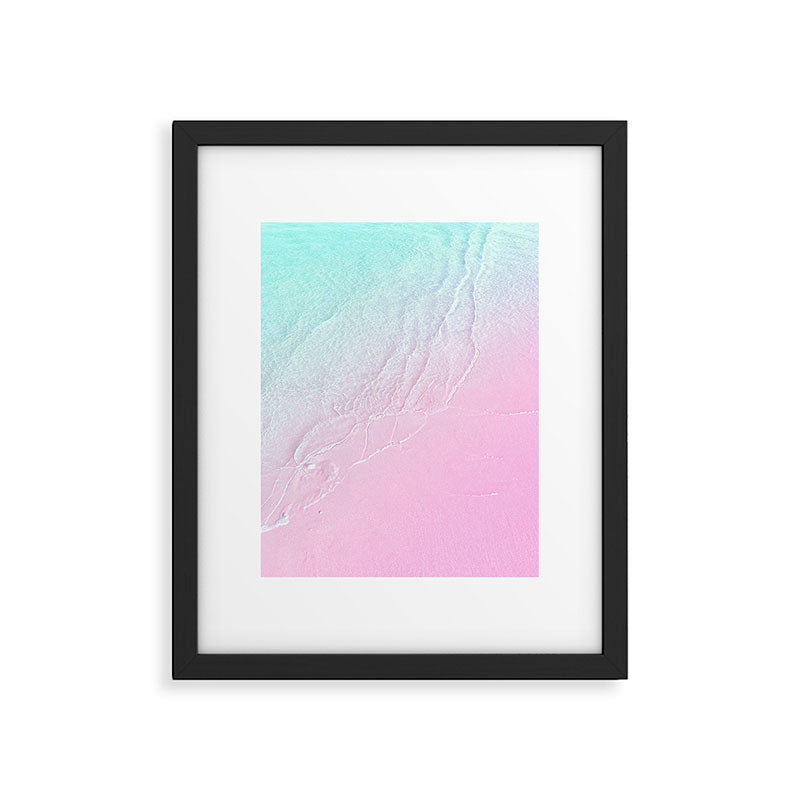Seashore  - violet mist Framed Art Print Gallery Image 6