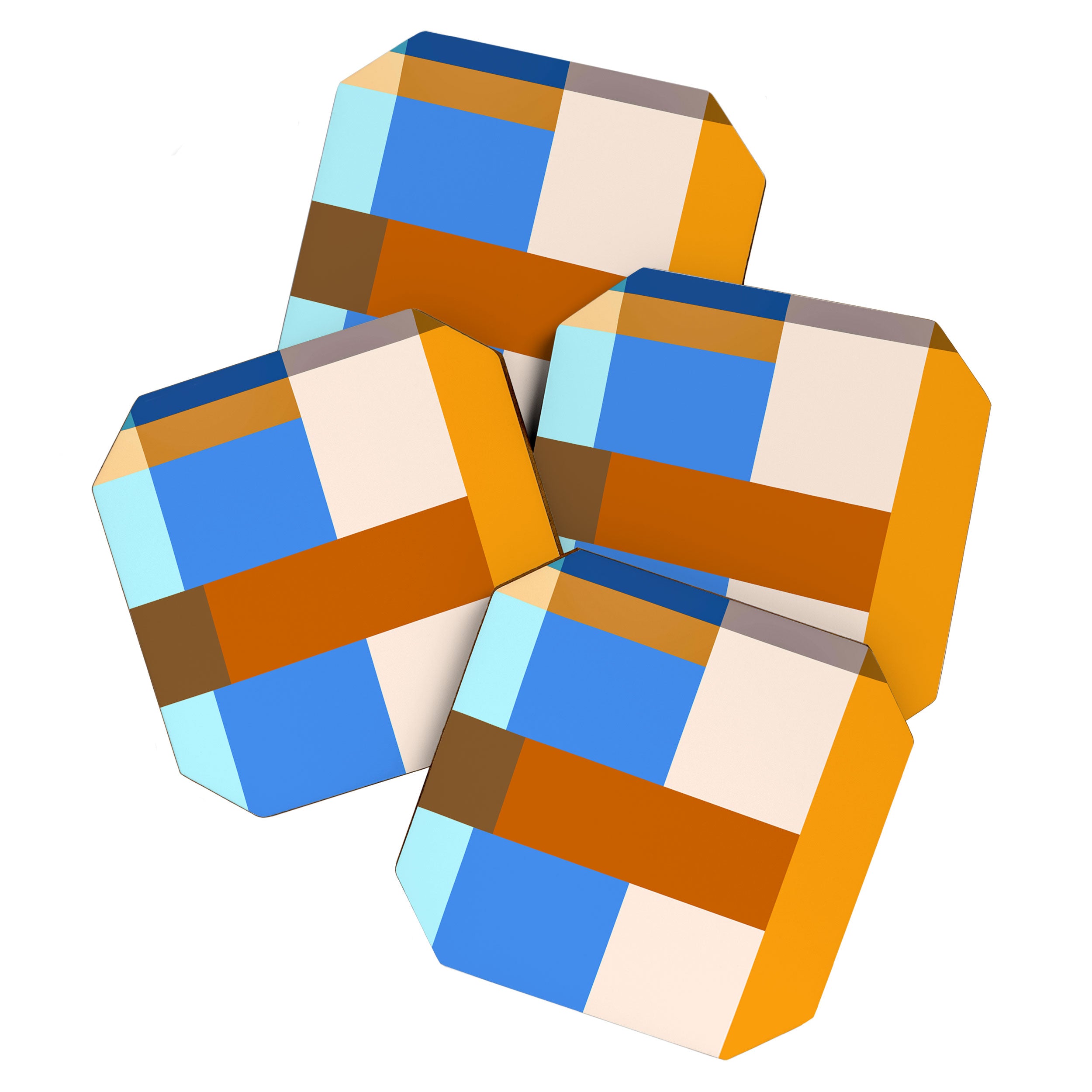 Seasonal Color Block Coaster Gallery Image 1