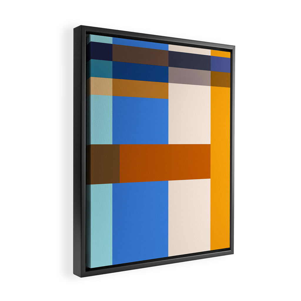 Seasonal Color Block Framed Canvas Print Gallery Image 2