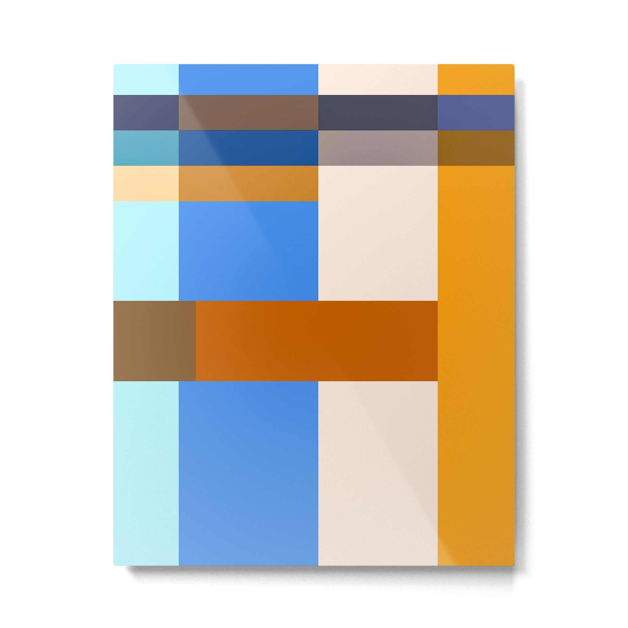 Seasonal Color Block Metal Print Gallery Image 4