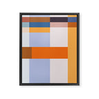 Seasonal Colour Block 2 Framed Canvas Print Gallery Image 6