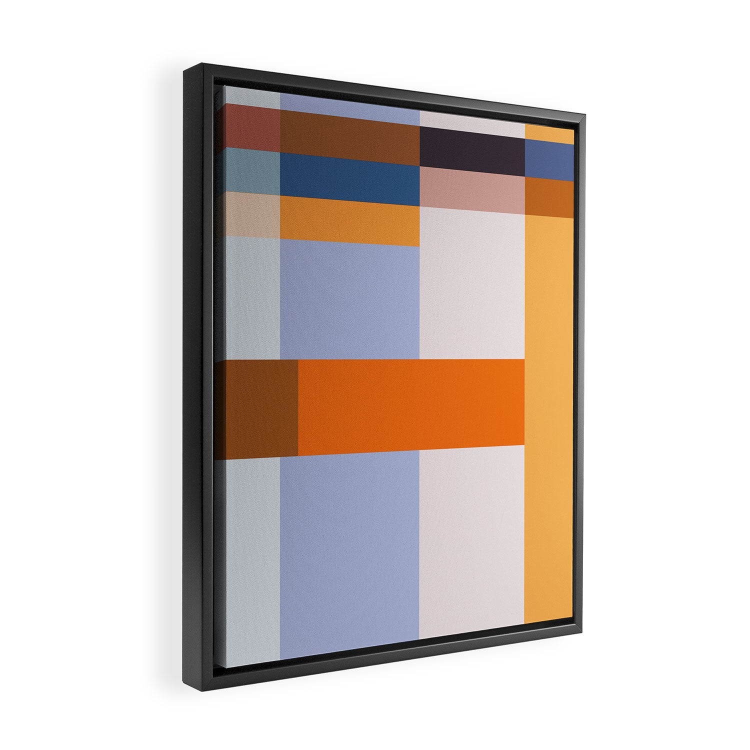 Seasonal Colour Block 2 Framed Canvas Print Gallery Image 2