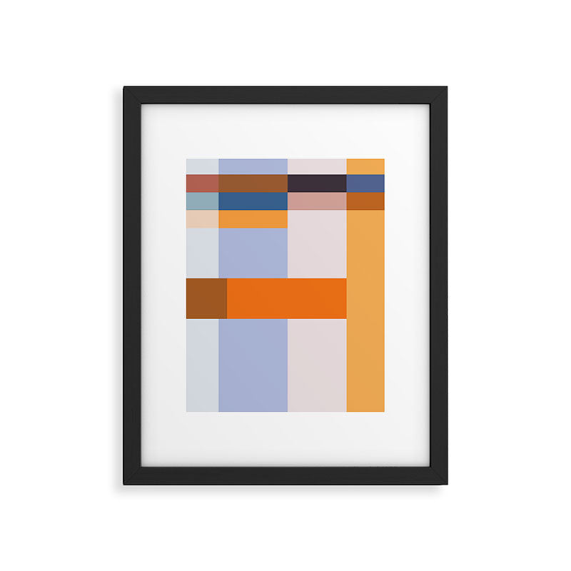 Seasonal Colour Block 2 Framed Art Print Gallery Image 5