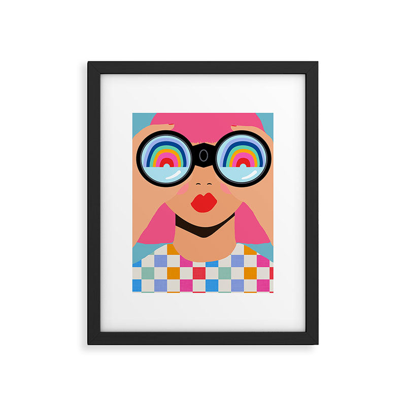 Seeking Rainbows - pride Framed Art Print Gallery Image 5