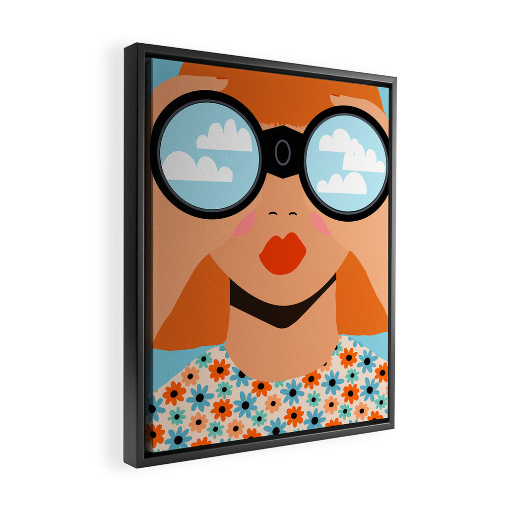 Seeking Sunshine Framed Canvas Print Gallery Image 2