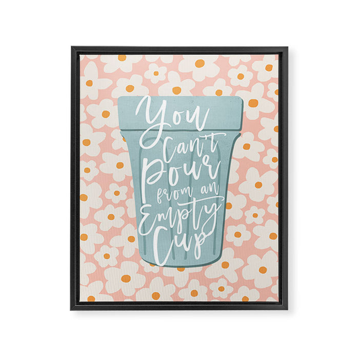 Self Care  Framed Canvas Print Gallery Image 1