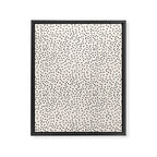 Simply dots - neutral  Framed Canvas Print Gallery Image 6