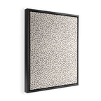 Simply dots - neutral  Framed Canvas Print Gallery Image 2