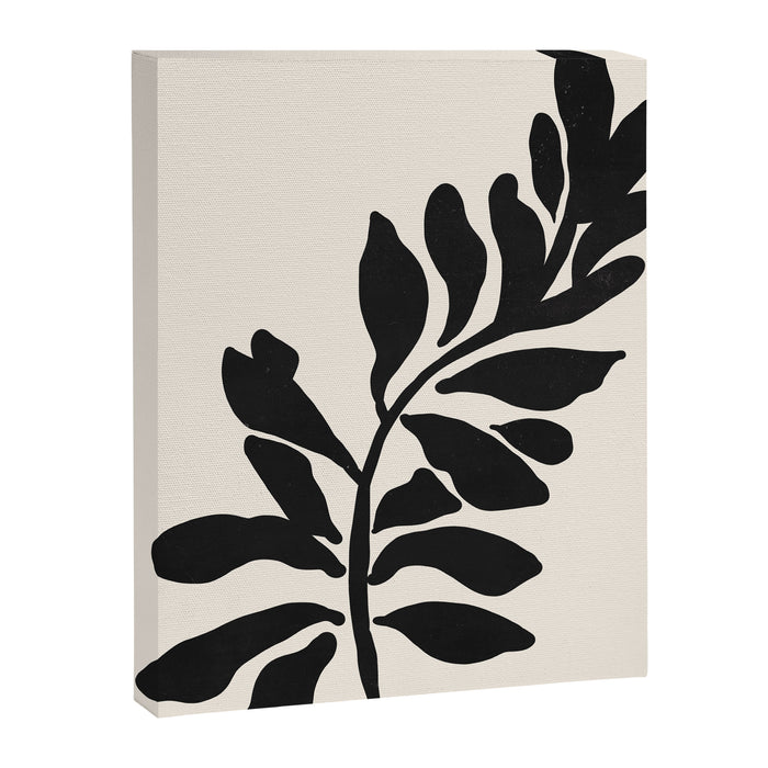 Single stem - night Canvas Print Gallery Image 1