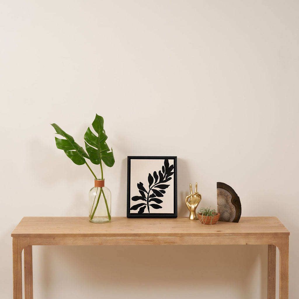 Single stem - night Framed Canvas Print Gallery Image 4