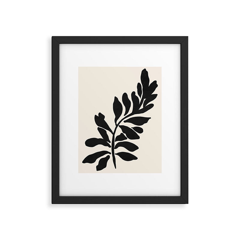 Single stem - night Framed Art Print Gallery Image 5