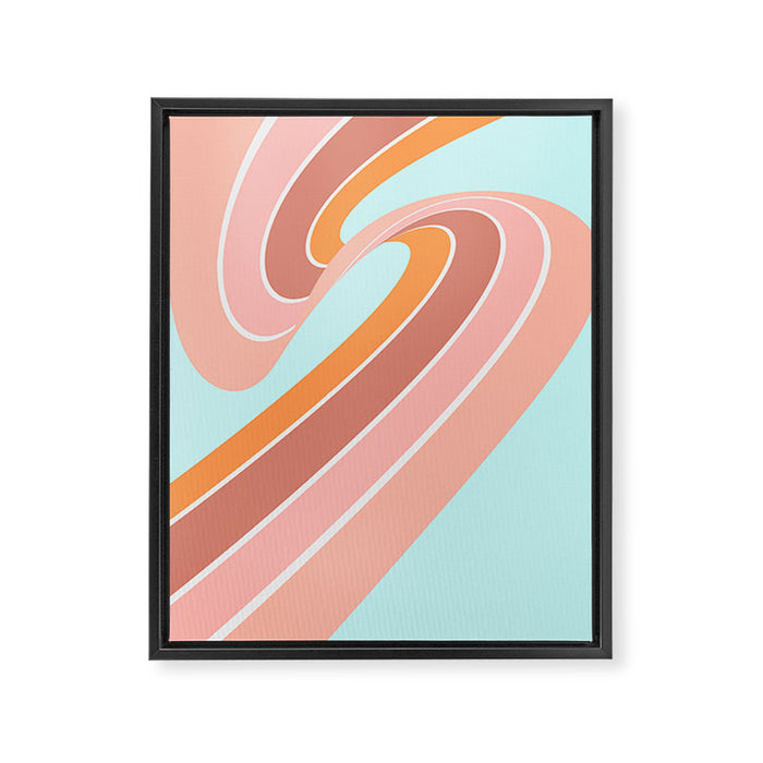 Slide into Summer Framed Canvas Print Gallery Image 1