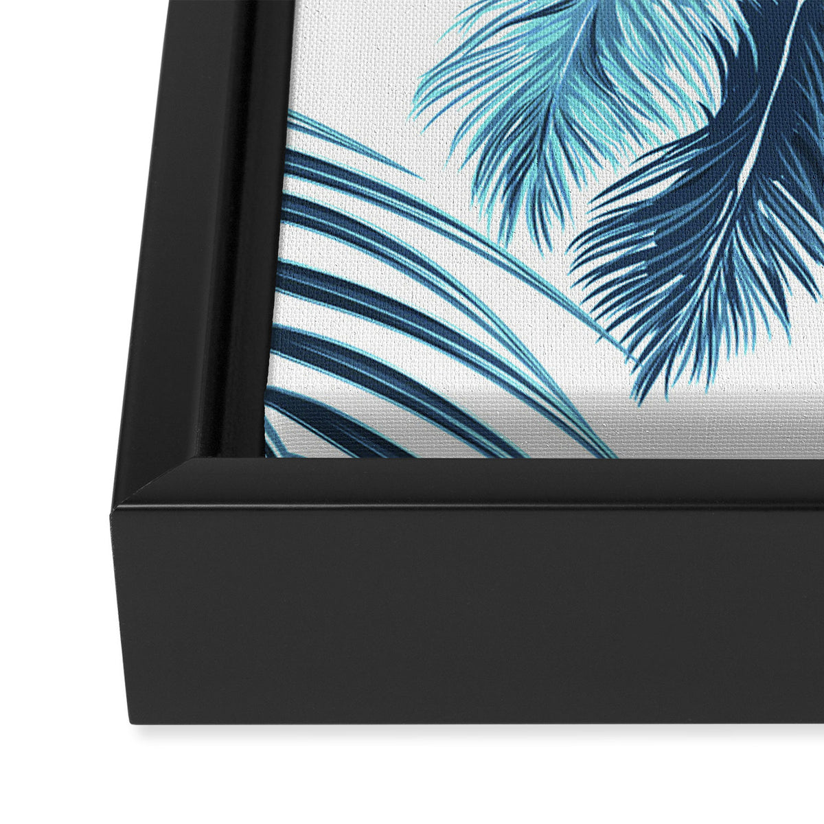 South Pacific palms II - oceanic Framed Canvas Print Gallery Image 3