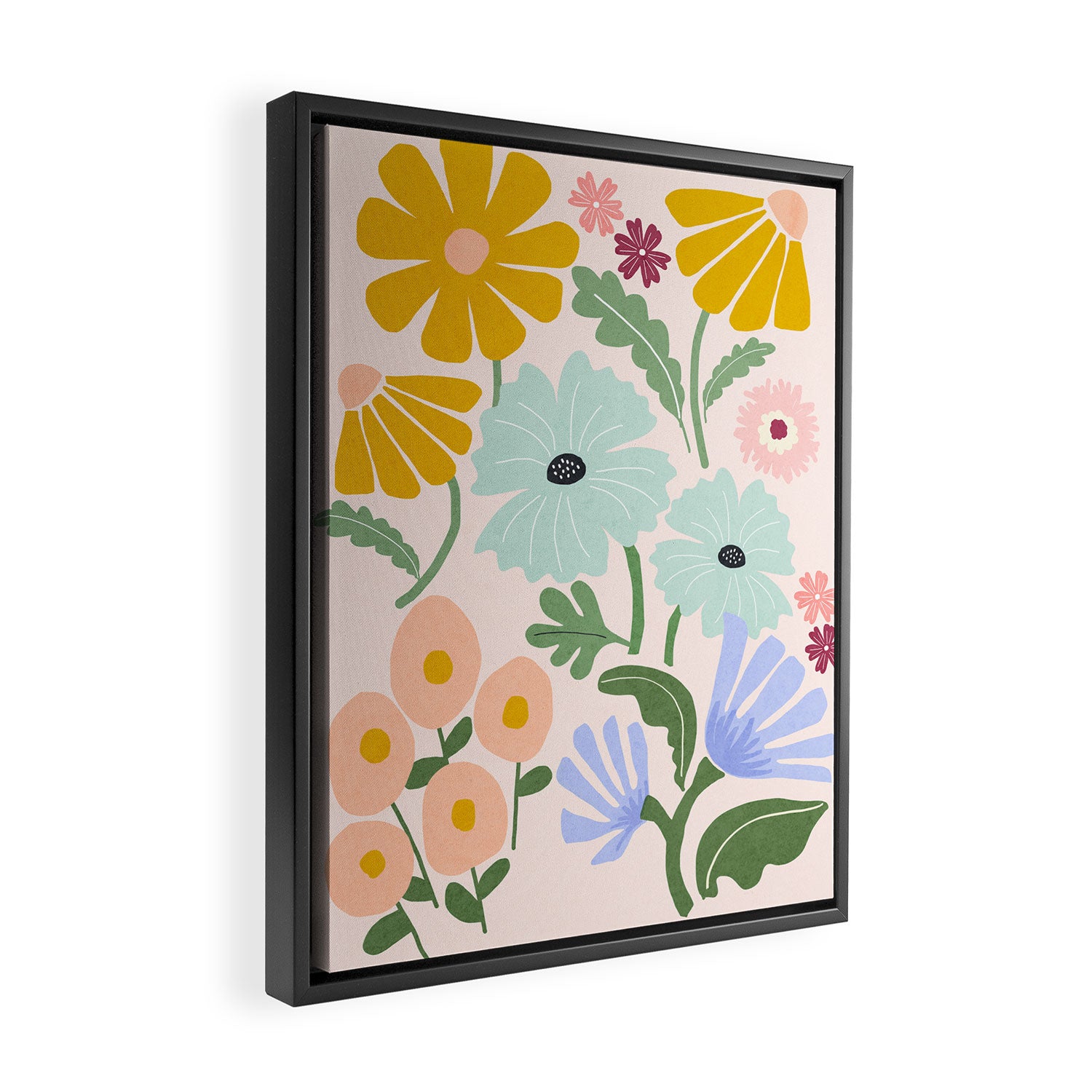 Spring Meadow Framed Canvas Print Gallery Image 2