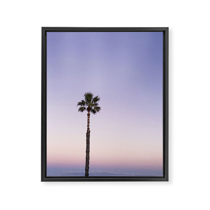 Stand out - ombré violet Framed Canvas Print Gallery Image 1
