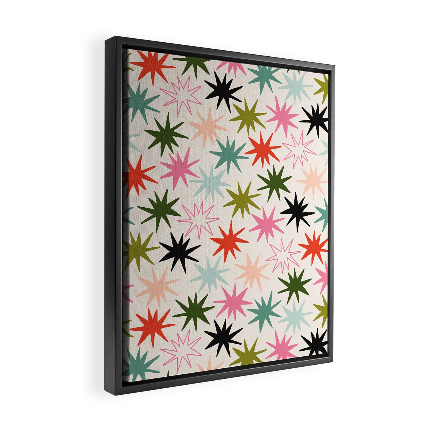 Star struck - festive Framed Canvas Print Gallery Image 2