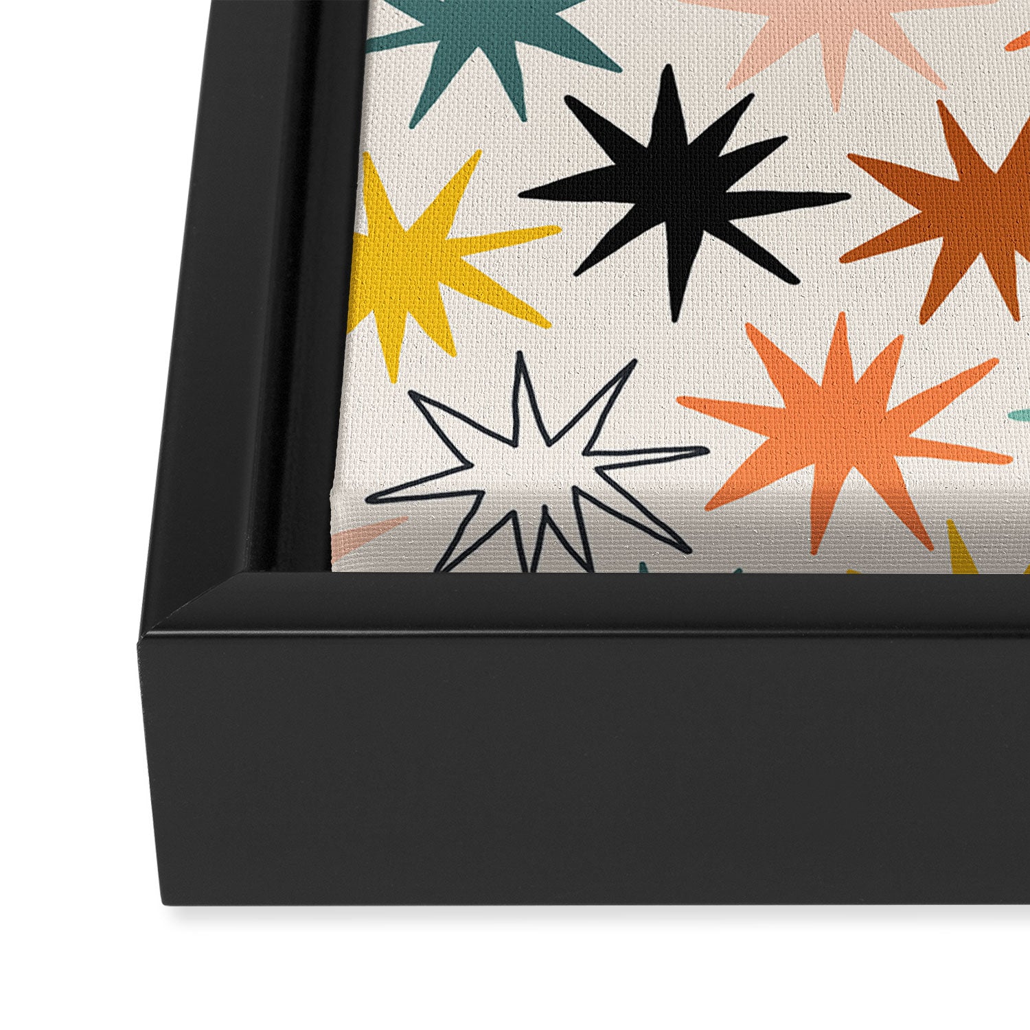 Star-struck earthy Framed Canvas Print Gallery Image 3
