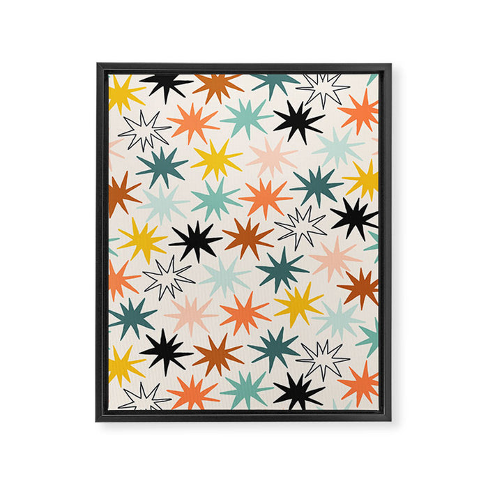 Star-struck earthy Framed Canvas Print Gallery Image 1