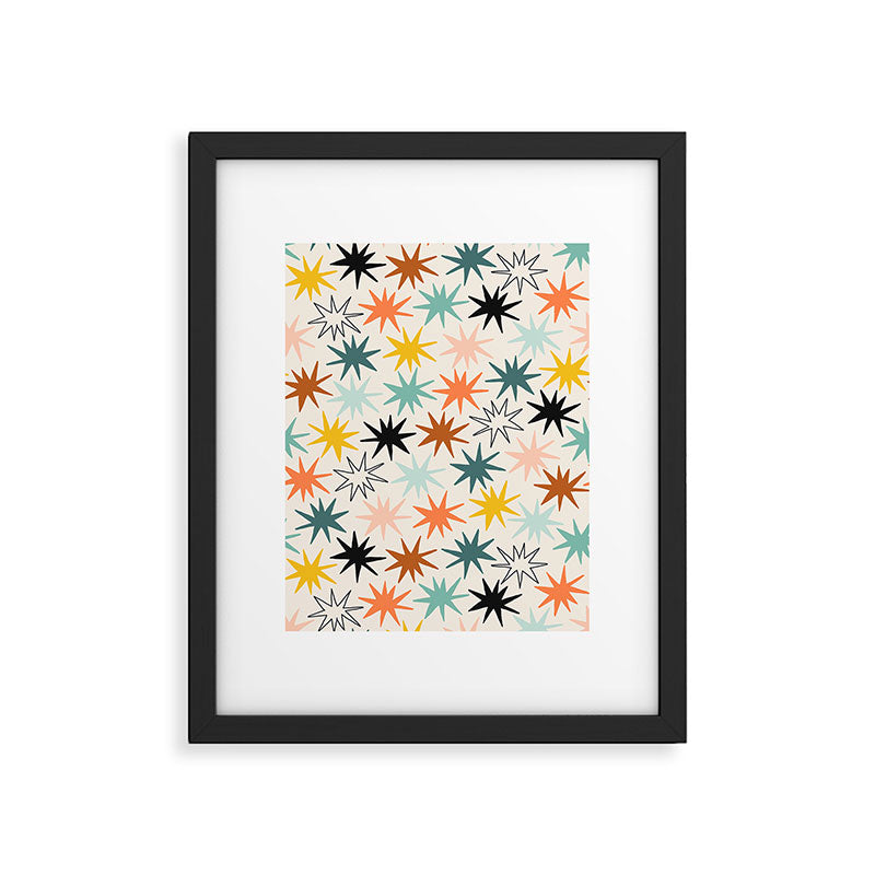 Star-struck earthy Framed Art Print Gallery Image 5