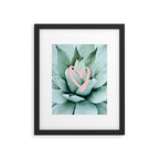Succulent love Framed Art Print Gallery Image 6