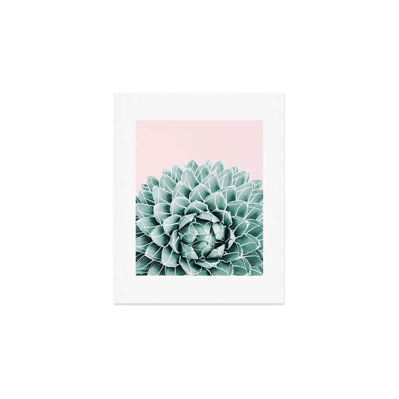 Succulent splendour - blush Art Print Gallery Image 1