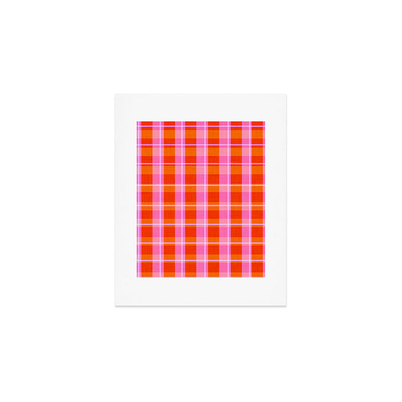 Summer plaid Art Print Gallery Image 1