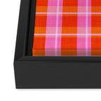 Summer plaid Framed Canvas Print Gallery Image 3