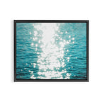 Sun glitter Framed Canvas Print Gallery Image 3